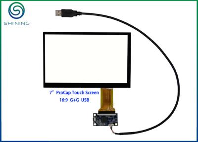 China 7“ Industrieel Touch screen met USB-Interface voor Innolux AT070TN92, AT070TN93, AT070TN94 Te koop