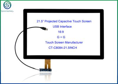 China 21,5 van het 16:9 Capacitieve Duim Touche screen met USB-Interface, MAÏSKOLFtype ILITEK 2302 Controlemechanisme Te koop