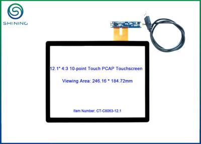 China CTP Industrieel Touch screen met Controlemechanisme 12,1“ 5V gelijkstroom van USB ILI2302 Te koop