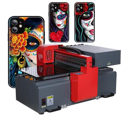 China Hot Sale A3 Flatbed UV Printer Machine Desktop UV Led Digital Printers Hotels Printing For Phone Case Mug for sale