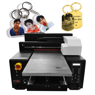 China Cheap Hotels Yiwu UV Printer Available In All Sizes TianSai 1440dpi Xp600 i3200 a3 Wood Head Phone Case Led UV Flatbed Printer Small for sale