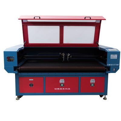 China 100W 130W 150W Large Format CO2 Laser Cutter Water Cooled Engraving Machine 1810 For Non Metal Fabric Acrylic Wood Leather for sale