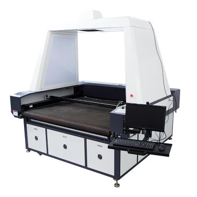 China High quality 2 head vision laser wood engraving machine CO2 tube laser water cooled 1814 cutting machine for acrylic morocco paper for sale