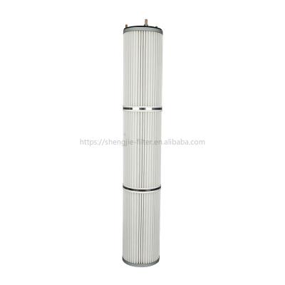 China Other China Design Wholesale Stainless Steel Dust Cylindrical Ash Bin Removal Cylinder /Cartridge Cartridge Filter for sale