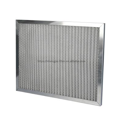 China Other Customized Original Frame G4 Plate Metal Effect Industrial Air Filter for sale