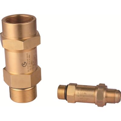 China Refrigerant Pressure Relief Valve Central Ac Safety Valve With -29℃～+140℃ 0.3~4.5MPa Pressure for sale