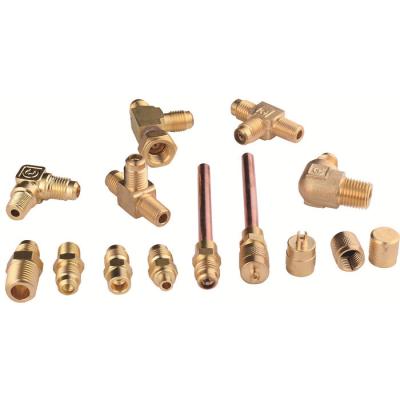 China Precise Brass Needle Valves And Fittings For Refrigeration Systems Air Conditioning Brass Fittings for sale