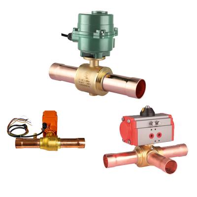 China Válvula de solenoide elétrica de refrigeração IP67 para refrigerantes CFC HCFC HFC à venda