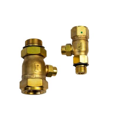 China CFC's HCFC's HFC's 3 Way Off Valve voor koeling Temperatuursbereik -29°C+140°C Te koop