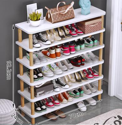 China Adjustable Multi-Layer Shoe Rack Single Door (Height) Set Cabinet Economic Household Shoe Cabinet Flower Indoor Reception Shelf for sale