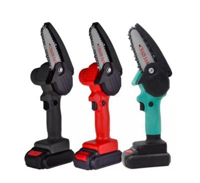 China Anti-Slip Multifunctional Home Use Portable Handheld Cordless Mini Tree Cutting Chainsaw for sale