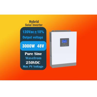 China IXCEED 3K-LV Hybrid-Solarwechselrichter mit 80 V ~ 250 V PV-Eingang und 120 VAC Ausgang zu verkaufen