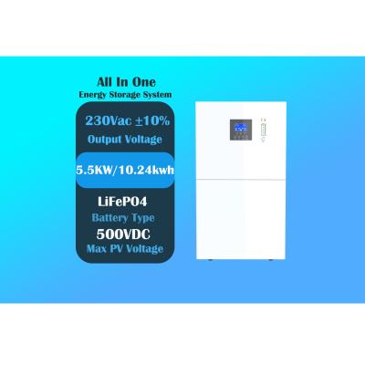 China 5.5KS10 All-in-One-Energiespeichersystem, wandmontierter 5,5-kW-Hybrid-Solarwechselrichter zu verkaufen