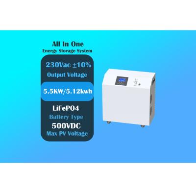 China All-in-One-Mobilenergiespeichersystem 5,5 kW tragbarer Stromspeicher zu verkaufen