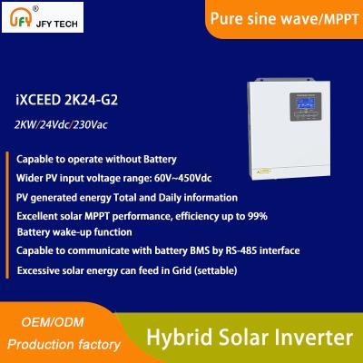 China Hybrider Solarumrichter mit 24V Batterie Eingang und 2KW 230Vac Ausgang zu verkaufen