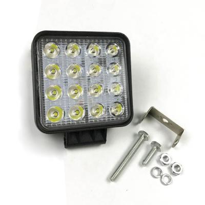 China Car Diecast Aluminum Housing Accessories 48w Led Work Light Waterproof Offroad LED Work Light for sale