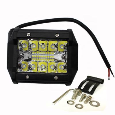 China LED Work Light 3 Row 4 Inch LED Light Bar 60W 6000LM LED Work Light for sale