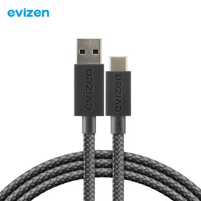 China WamaxLink RTS USB Durable Nylon Braided CABLE A to Type C Charging Cable Nylon Braid Data Cable for sale