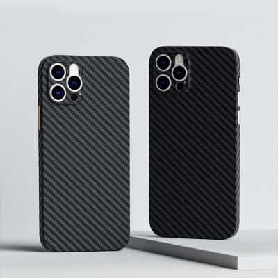 China Newest Anti-scratch/Fingerprint/Dirt/Shock Carbon Fiber Case For iPhone 12 Pro Full Coverage 0.35mm Max Thin Protection for sale