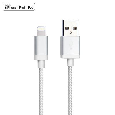 China Mobile Phone Lightning Cable 1m MFi Charger Cable For11/X/8Plus/6S/6SPlus/5/5s/5c/SE/iPad MFi iPhone Charger Cable for sale