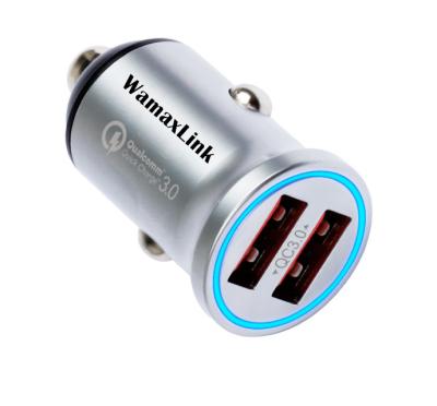 China Mini Car Power Charger New Arrival QC3.0 Super High Speed ​​Car Battery Charger For Smart Phone for sale