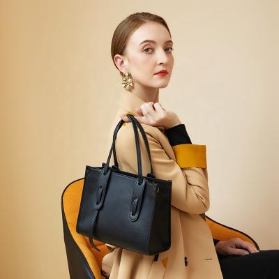 China With Handle FS5472 Customized 2022 Classic Office Bag Leather Ladies Tote Handbag For Women for sale