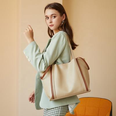 China With Handle FS5467 Fashion Women Handbags Leather Tote Bag Large Capacity And Utility Bag With Small Purse for sale