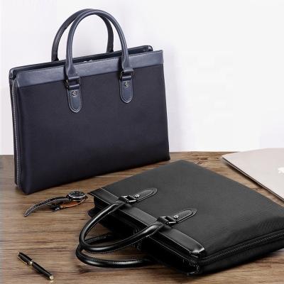 China With Handle Zipper Pockets Oxford Cloth Wholesale Dark Blue Durable Handbags For Men Travel FSM53 for sale