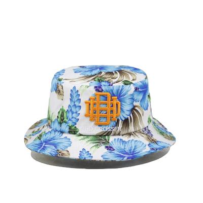 China Sunshade Customize Korean Promotion Embroidery Cotton Bucket Hats Women Sublimated Outdoor Fisherman Sun Bucket Caps for sale