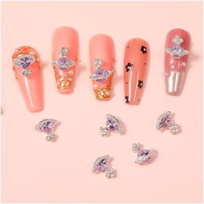 China 10pcs Planet Design Zinc Alloy Nail Art Decoration for sale