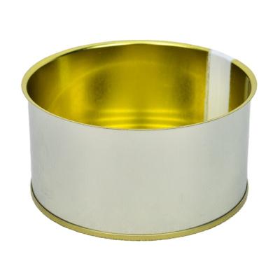 China Canned Food Gold Lacquer Inside Food Tin Can For Canned Food Packaging Color Printing Available for sale