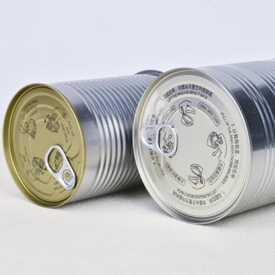 China 7113# Canned Food Gold Lacquer Inside Food Tin Can For Canned Food Packaging Color Printing Available for sale