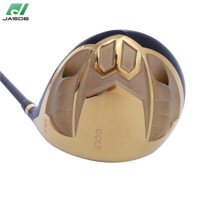 China Graphite Customize 460CC Golf Driver Head Gold Right Handed Titanium Golf Clubs Driver for sale