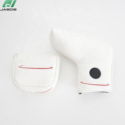 China 2023 New PU Blade& Mallet Golf Putter Headcover Embroidery PU Headcover for sale