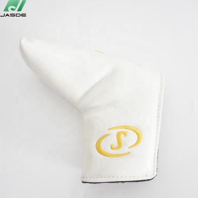 China Wholesale Steel Magnetic Cloth Putter Headcovers Golf Club Head Covering Cover for sale