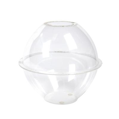 China ABS/PP/PE/PETG/PS/PMMA/PC China Supplier clear Acrylic Thermoforming Lamp Shade Plastic Hood Shell Vacuum Forming Enclosure for sale