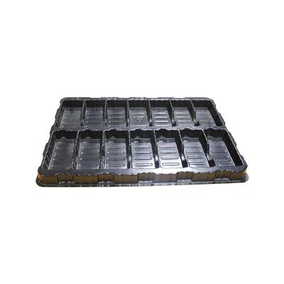 China ABS/PP/PE/PETG/PS/PMMA/PC Anti-Static Polystyrene Plastic Vacuum Forming Trays For Electronic Hardware for sale