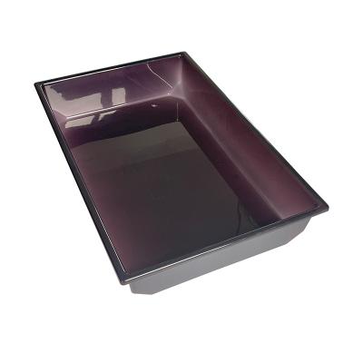 China ABS/PP/PE/PETG/PS/PMMA/PC Custom Oem Vacuum Forming Black Pc Pet Packaging Tray Thermoforming Plastic Trays for sale