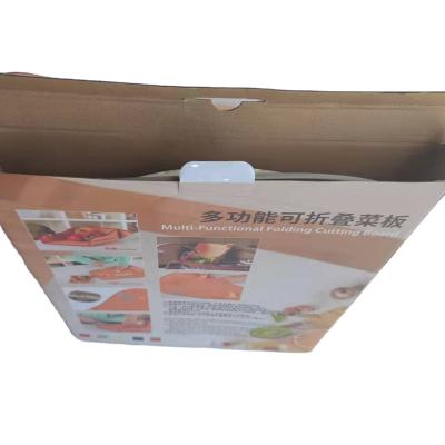 China Sustainable Kitchen Instruments High Quality Food-Grade Environmental Friendly Personalized Multifunctional Folding Cutting Boards for sale