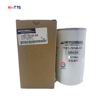 China Filtro hidráulico 11E1-70140-AS de filtro de óleo R210 do OEM R215 R225 R250 à venda