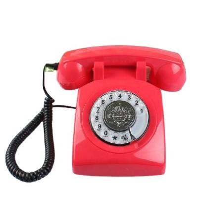 China With the home decor features of the plastic rotary telephone telephone for sale