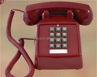 China For Home Decor Hot Cheap Old Fashioned Classic Retro Tethered Phone With Incoming Call Flash for sale