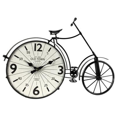 China Retro Chopper Bike Wall Clock with Quartz Clock Insert Vintage - 