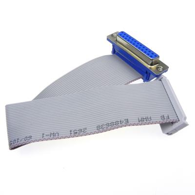 China Computer Custom Design RS232 9Pin D-Sub to IDC 26P Flat Ribbon IDC Cable Assembly for sale