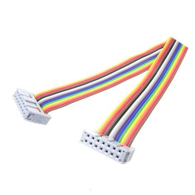 China 14pin 1.27mm Pitch UL2651 28AWG Electronic Customized Arinbow Ribbon IDC Ribbon Cable for sale