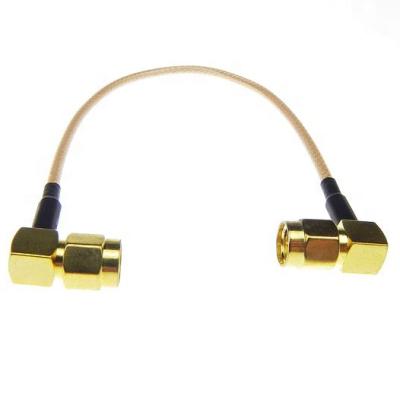 China Customized high quality coaxial lmr240 jumper male to rf RF cable assembly / Antenna male cable for sale