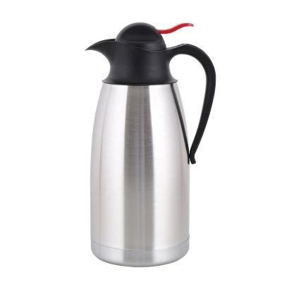 China Sustainable 1.5L Double Wall Insulated Thermal Stainless Steel Vacuum Coffee Pot Teapot Vacuum Flask Coffee Kettle for sale