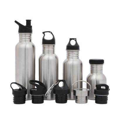 China Hot Selling Stainless Steel Viable Single Wall Sports Water Drinking Bottle For Outdoor Sports Water Bottle Vacuum Flask for sale