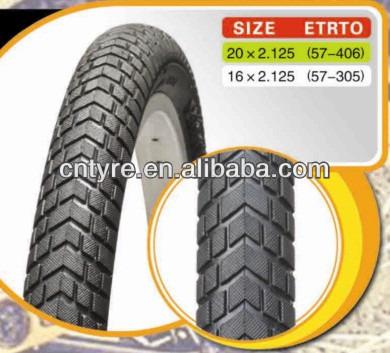 China Best BMX Price Bicycle Tire 16x2.125 (57-305) for sale