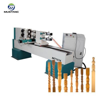 China MT1516 Stores MT1516 CNC Wood Lathe Machine Wood Building Material CNC Lathe Turning Machine For Sale 1516 for sale